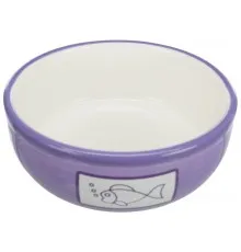 Посуда для кошек Trixie Миска керамическая 350 мл/12.5 см (цвета в ассортименте) (4011905246581)
