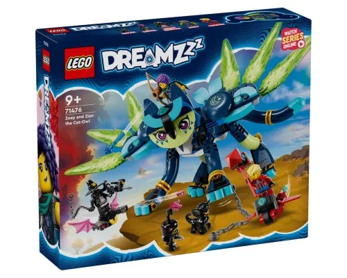 Конструктор LEGO DREAMZzzzz Зоуи и котосова Зиан 437 деталей (71476)