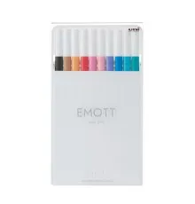 Лайнер UNI набір Emott Soft Pastel Color 0.4 мм 10 кольорів (PEM-SY/10C.02SPC)