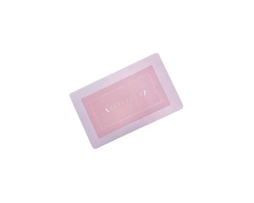 Коврик для ванной Stenson суперпоглощающий 50 х 80 см прямоугольный светло-розовый (R30938 l.pink)