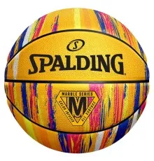 М'яч баскетбольний Spalding Marble Ball жовтий Уні 7 84401Z (689344406503)