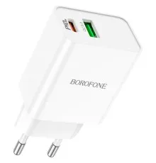 Зарядний пристрій BOROFONE BA69A Resource White (BA69AW)