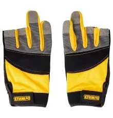 Защитные перчатки DeWALT частично открытые, разм. L/9, с накладками на ладони (DPG214L)