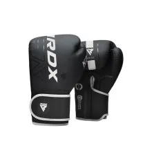 Боксерские перчатки RDX F6 Kara Matte White 16 унцій (BGR-F6MW-16OZ)