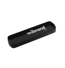 USB флеш накопитель Wibrand 4GB Grizzly Black USB 2.0 (WI2.0/GR4P3B)