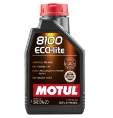 Моторное масло MOTUL 8100 Eco-lite SAE 0W-20, 1л