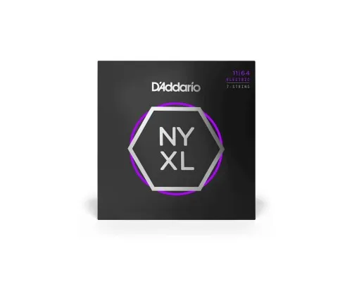 Струни для гітари D'Addario NYXL Medium 7-String (11-64) (NYXL1164)