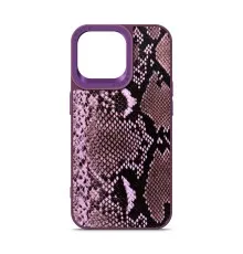 Чехол для мобильного телефона Harder Genuine Snake Apple iPhone 14 Pro Max Dark Purple (ARM76791)