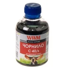 Чорнило WWM CANON PG40/50/PGI5Bk, black (C40/B)