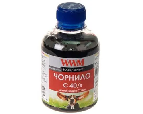 Чорнило WWM CANON PG40/50/PGI5Bk, black (C40/B)