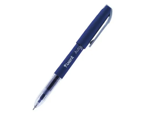 Ручка гелевая Axent Autographe, blue (polybag), 1шт (AG1007-02/01/P-А)