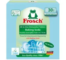 Таблетки для посудомоечных машин Frosch Сода 30 шт. (4009175191908)