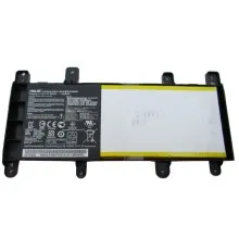 Акумулятор до ноутбука ASUS X756 C21N1515, 4840mAh (38Wh), 4cell, 7.6V, Li-ion, черная, (A47278)