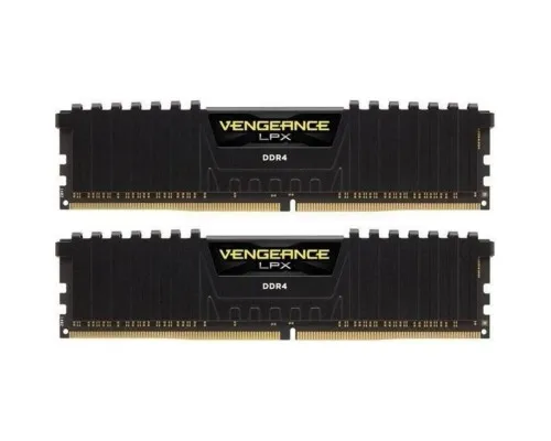 Модуль памяті для компютера DDR4 16GB (2x8GB) 3600 MHz Vengeance LPX Black Corsair (CMK16GX4M2D3600C18)