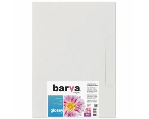 Фотобумага Barva A3 Everyday Glossy 200г, 60л (IP-CE200-280)