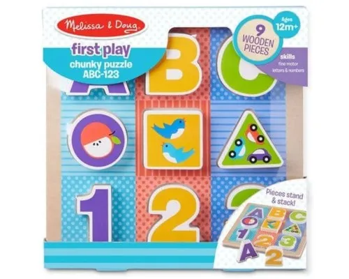 Розвиваюча іграшка Melissa&Doug Пазл Літери/Цифри (MD1899)