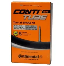 Велосипедная камера Continental Tour 28" All 32-622 / 47-622 PR60mm (182041)