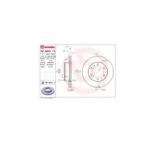Гальмівний диск Brembo 09.A634.10