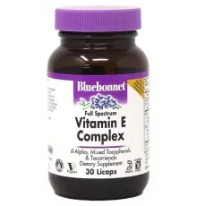 Витамин Bluebonnet Nutrition Комплекс Витамина E, Vitamin E Complex, 30 капсул (BLB0600)