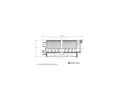 Фильтр масляный Blue Print ADBP210072