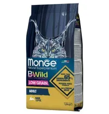 Сухий корм для кішок Monge Cat Bwild Low Grain з м'ясом зайця 1.5 кг (8009470012003)