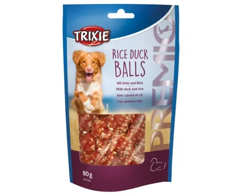 Лакомство для собак Trixie Premio Rice Duck Balls рис/утка 80 г (4011905317045)