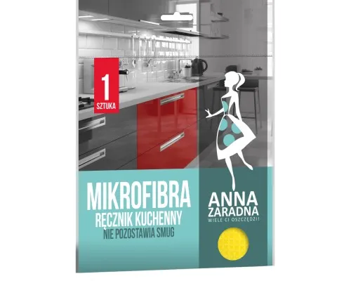 Салфетки для уборки Anna Zaradna полотенце кухонное из микрофибры 1 шт. (5903936017669)