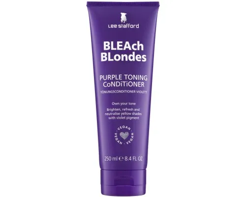 Кондиціонер для волосся Lee Stafford Bleach Blondes Purple Toning для освітленого волосся 250 мл (5060282705791)