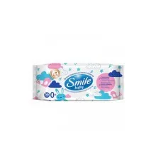 Детские влажные салфетки Smile baby с рисовым молочком, 56 шт (4823071649215)