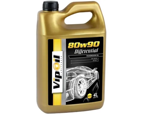 Трансмиссионное масло VIPOIL Differential 80W90 GL-5, 4л (0162857)