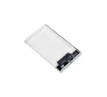 Карман внешний AgeStar 2.5", USB 3.2, 9.5 mm / 7 mm HDD/SSD, Transparent (3UB2P4C (Transparent))