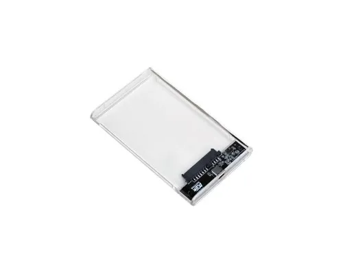 Кишеня зовнішня AgeStar 2.5, USB 3.2, 9.5 mm / 7 mm HDD/SSD, Transparent (3UB2P4C (Transparent))