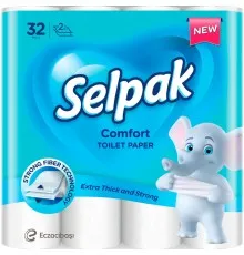Туалетная бумага Selpak Comfort 2 слоя 32 рулона (8690530274471)