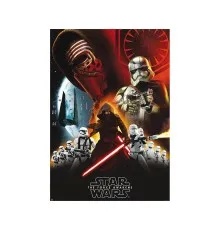 Стикер-наклейка ABYstyle Постер Star Wars "Darth Vader & 2 Troopers" (Дарт Вейдер и 2 Штурмовика) 98x68 см (ABYDCO330)