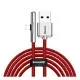 Дата кабель USB 3.1 AM to Lightning 2.0m CAL7C 1.5A 90 Red Baseus (CAL7C-B09)