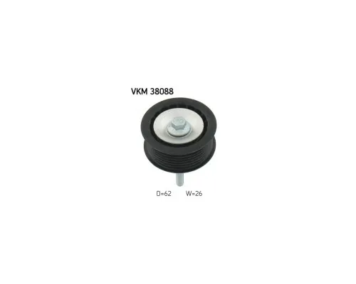 Ролик натягувача ременя SKF VKM 38088