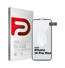 Скло захисне Armorstandart Pro 3D LE Apple iPhone 14 Pro Max Black (ARM65656)