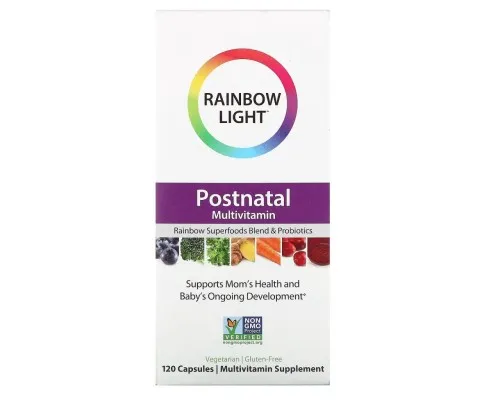 Мультивітамін Rainbow Light Мультивітаміни для Жінок у Післяродовий Період, Postnatal (RLT-78161)