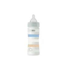 Бутылочка для кормления Chicco Well-Being Colors с силиконовой соской 2м+ 250 мл Мятная (28623.21)