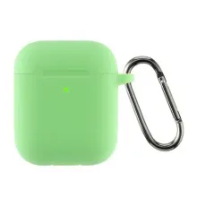 Чохол для навушників Armorstandart Ultrathin Silicone Case With Hook для Apple AirPods 2 Spearmint (ARM59693)
