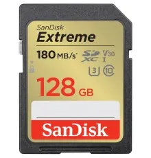Карта памяти SanDisk 128GB SD class 10 UHS-I Extreme (SDSDXVA-128G-GNCIN)