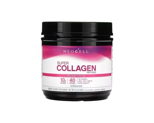 Витаминно-минеральный комплекс Neocell Пептиды Супер коллагена, 10 гр, Тип 1&3, Super Collagen Peptides Powder, N (NEL-12986)