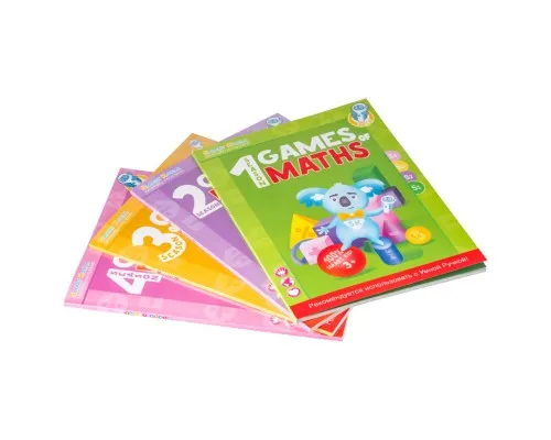 Інтерактивна іграшка Smart Koala Набір інтерактивних книг Ігри математики 1-4 сезон (SKB1234GM)