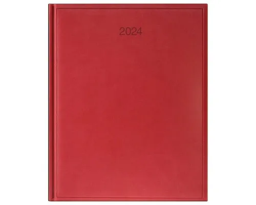 Тижневик Brunnen датований 2024 Torino Бюро A4 21x26 см 76 сторінок Червоний (73-761 38 204)
