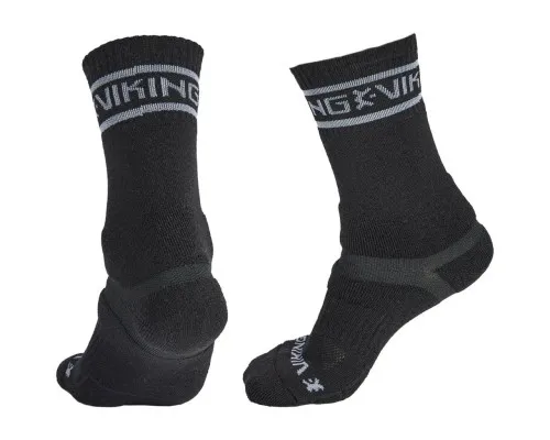 Шкарпетки Viking Fishing Magnus XL (43-45) чорно-сірий (1919.02.82)