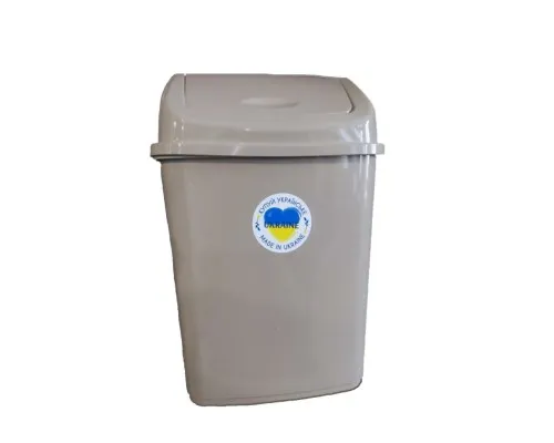 Контейнер для сміття Алеана Какао 5 л (алн 122061/какао)