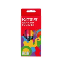 Олівці кольорові Kite Fantasy двосторонні, 12 кольорів (K22-054-2)