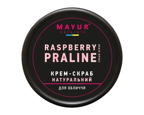 Скраб для обличчя Mayur Raspberry Praline Cream Scrub Малинове праліне 50 мл (4820230953268)