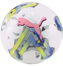 Мяч футбольный Puma Orbita 5 HYB Lite 290 Уні 4 Білий / Рожевий / Мультиколор (4065449743211)