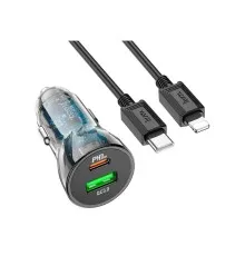 Зарядний пристрій HOCO Z47A USB-A/Type-C Black (6931474782298)